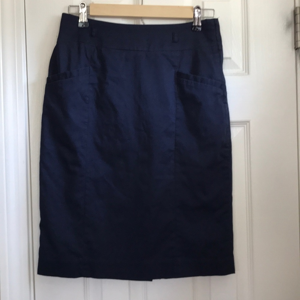 Navy skirt